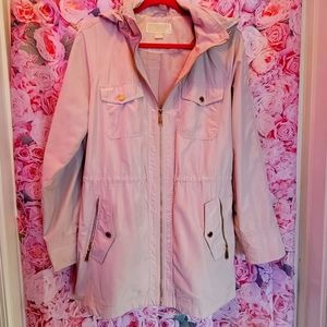 Light Pink MK Michael Kors Lightweight Trench Jacket